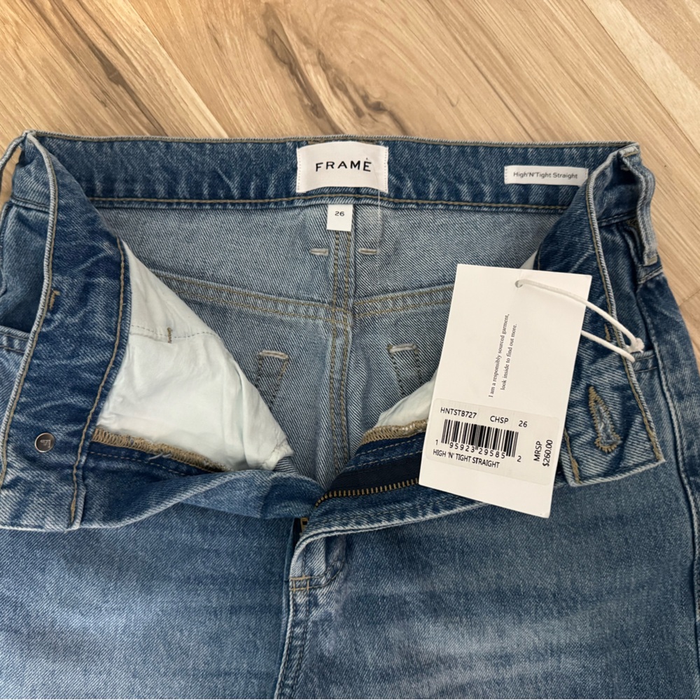 NWT Frame high n tight jeans